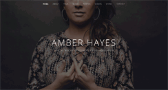Desktop Screenshot of amberhayesmusic.com