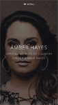 Mobile Screenshot of amberhayesmusic.com